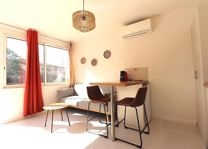 Le Finosello - T2 Cosy Sur Avec Clim, Wifi & Parking - Proche Port & Aeroport 阿雅克肖